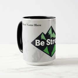 Be Strong Geometric Mugg