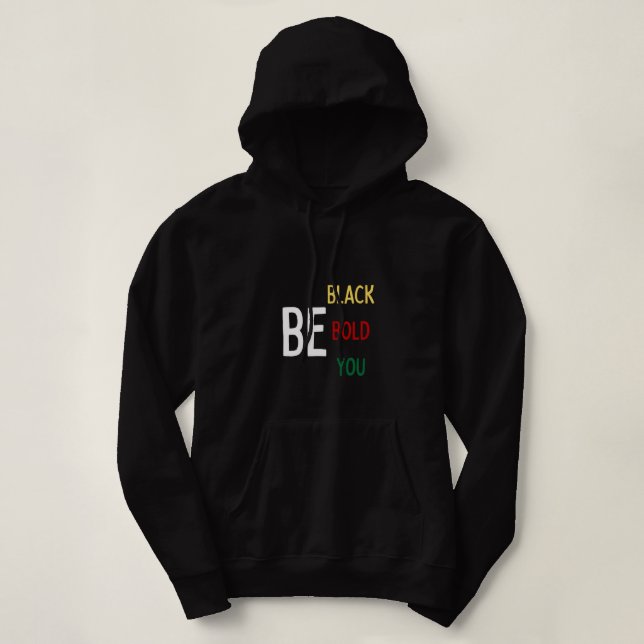 BE: Svart, Fetstil, Din Tröja (Design framsida)