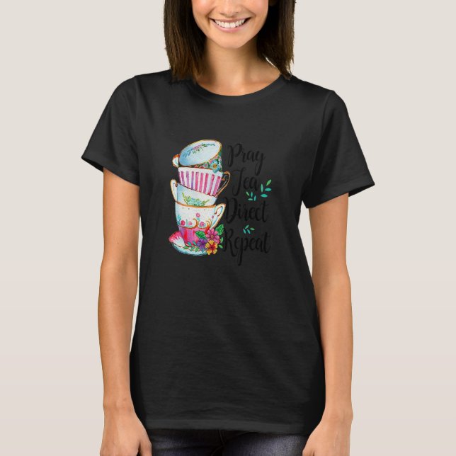 Be Tea Direkt Upprepa Klassiska Samtal Cc  T Shirt (Framsida)