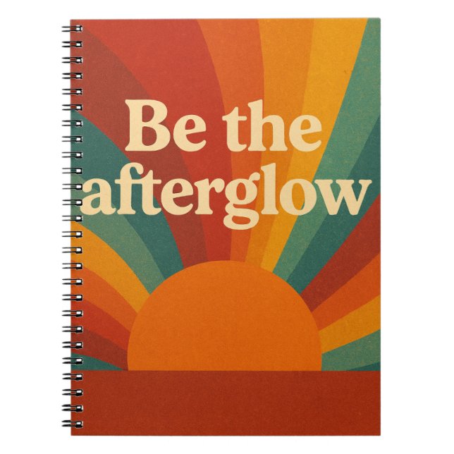 Be the Afterglow Anteckningsbok (Framsidan)