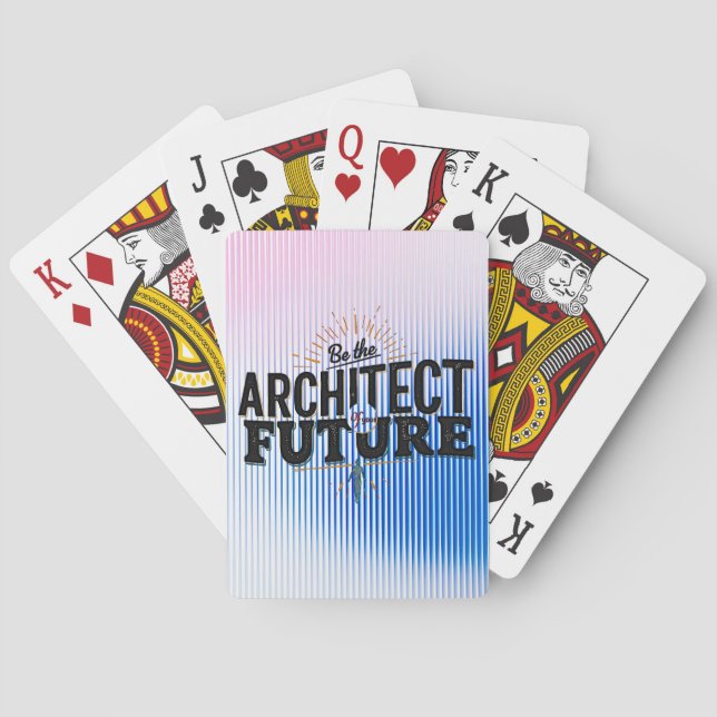 Be the Architect of Your Future Casinokort (Baksidan)