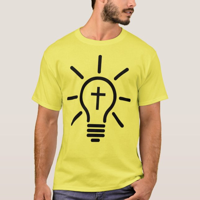 Be The Light And Shine T-Shirt (Framsida)