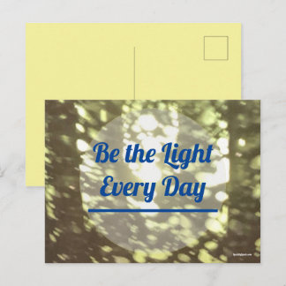 Be the Light Vykort