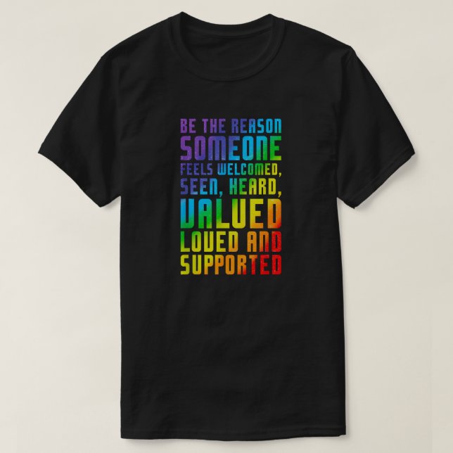 Be The Reason - Ultimate Ally Support T Shirt (Design framsida)