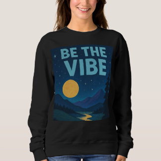 “Be The Vibe” Retro Crayon Nightscape Wear T Shirt