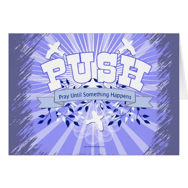 Be till något händer hälsningskort (Framsidan Horizontal)