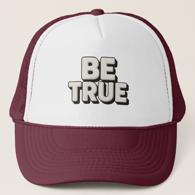Be True Message  Keps (Framsida)