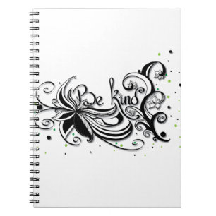 BE TYP! Inspirationsklickcitat Anteckningsbok Med Spiral