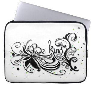 BE TYP! Inspirationsklickcitat Laptop Fodral
