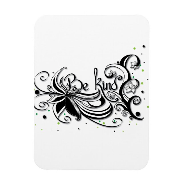 BE TYP! Inspirationsklickcitat Magnet (Vertikal)