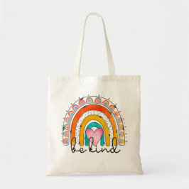 Be typ Rainbow Tote Bag Tygkasse
