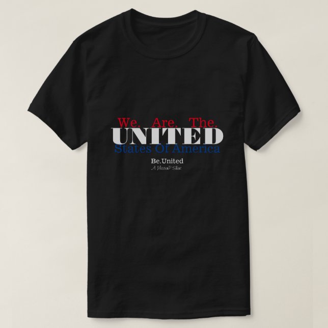 Be.United - en Mister P Shirt Tee (Design framsida)