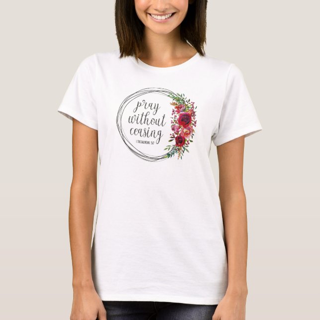 Be utan uppehåll t shirt (Framsida)