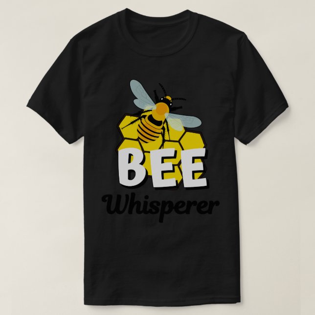 Be Whisper Honungsbin Honeycomb T Shirt (Design framsida)