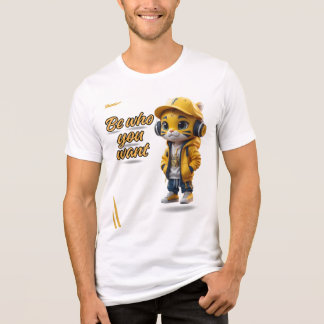BE WHO YOU WANT” Inspirational Adult T-Shirt Mo