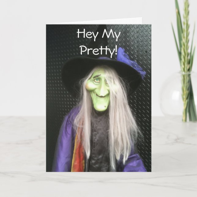 BE-WITCHING *16:e* BIRTHDAY ÖNSKEMÅL Card Kort (Framsida)