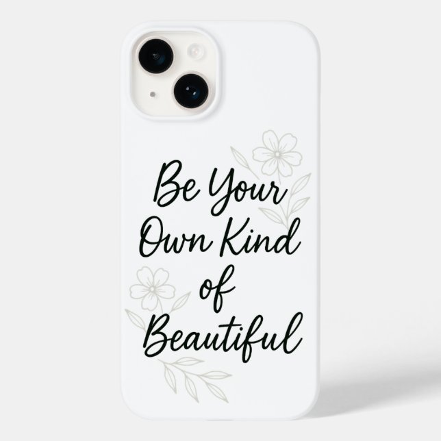 Be Your Own Kind of Beautiful Motivational Quote P (Baksida)