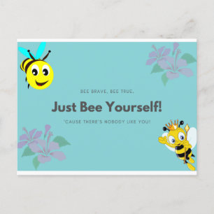 Be your self - Bees Helg Vykort