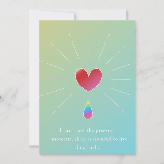 Be Your True Self – Empowering Greeting Card Julkort (Framsida)