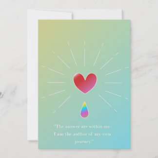 Be Your True Self – Empowering Greeting Card Julkort