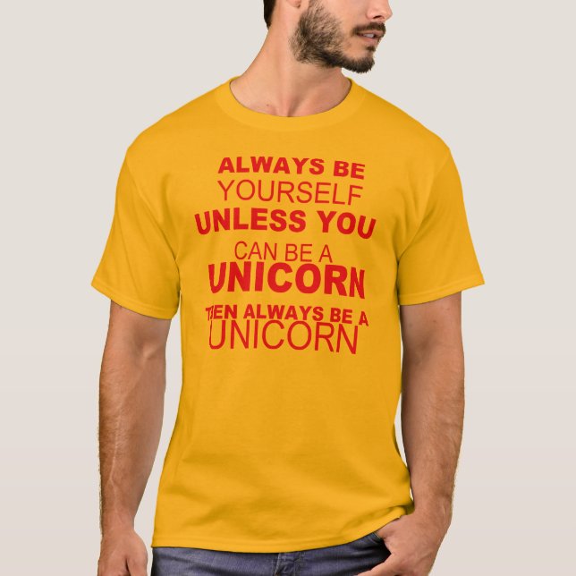 Be Yourself ,be a Unicorn - T-Shirt -Girls (Framsida)