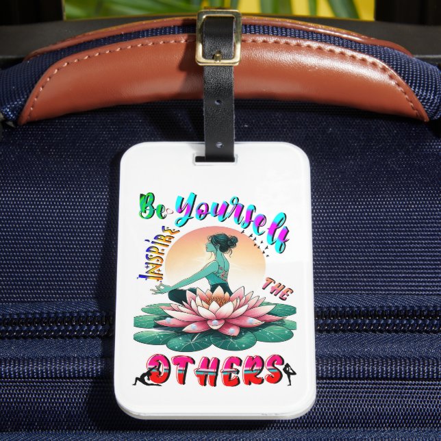 Be Yourself Inspire The Others Bagagebricka (Framsida Insitu 2)