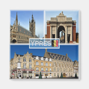 BE Ypres - Lakenhal, Flandern Fält Museum - Magnet
