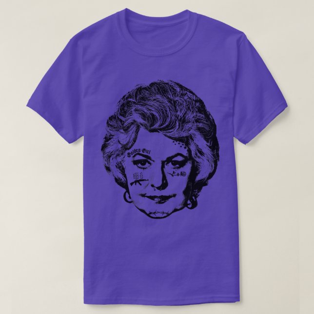 Bea Arthur Punksthetic Ansikte Design T Shirt (Design framsida)
