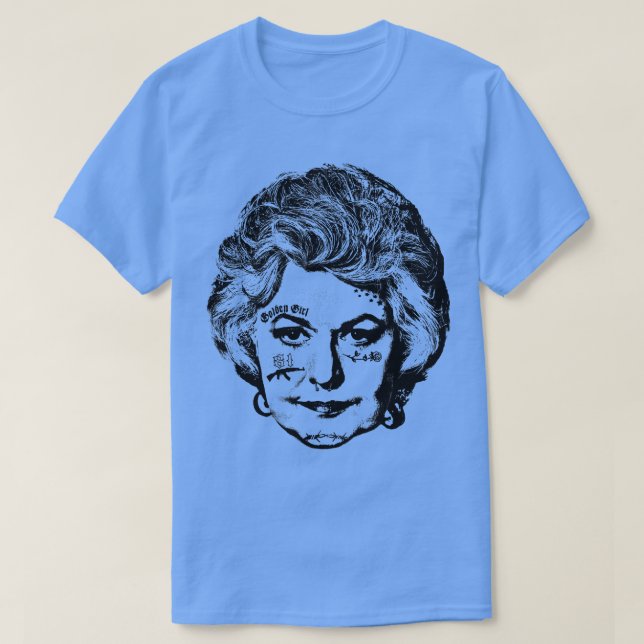 Bea Arthur Punksthetic Ansikte Design T Shirt (Design framsida)