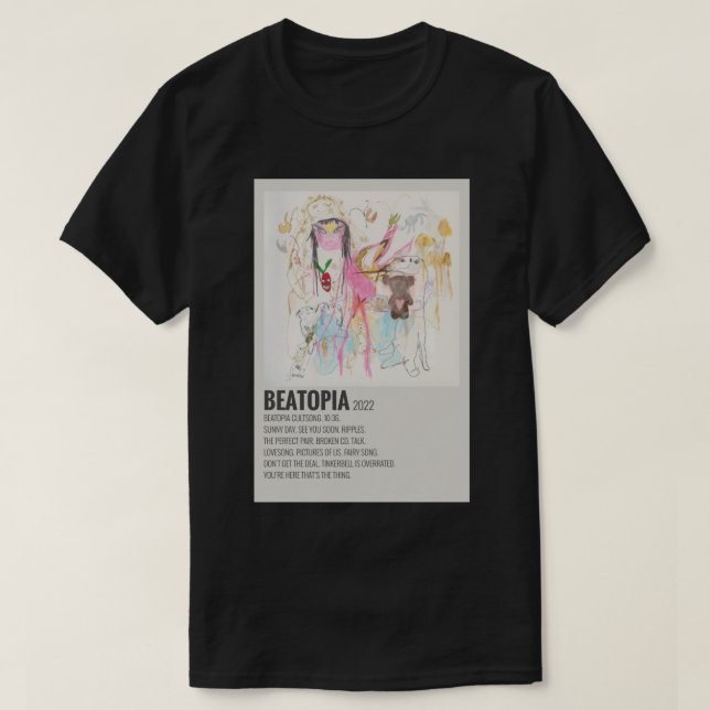 beabadoobee beatopia album t shirt (Design framsida)