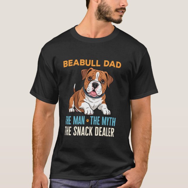 Beabull Pappa T Shirt (Framsida)