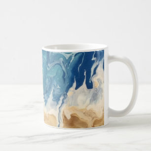 Beach Abstrakt Art Coffee Mugg