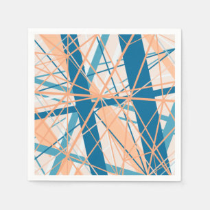 Beach Abstrakt Rand Summer Pappersservett