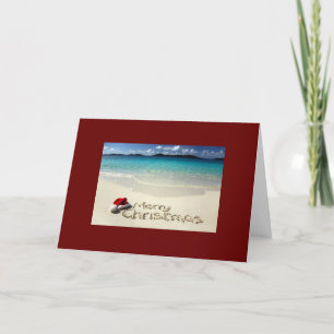 BEACH/ACROSS ÖVER MILES CHRISTMAS HELGKORT