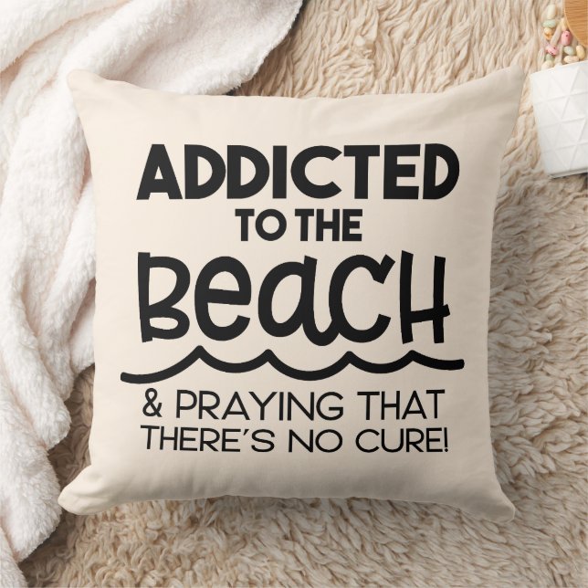 Beach Addicts Prayer Kudde (Filt)