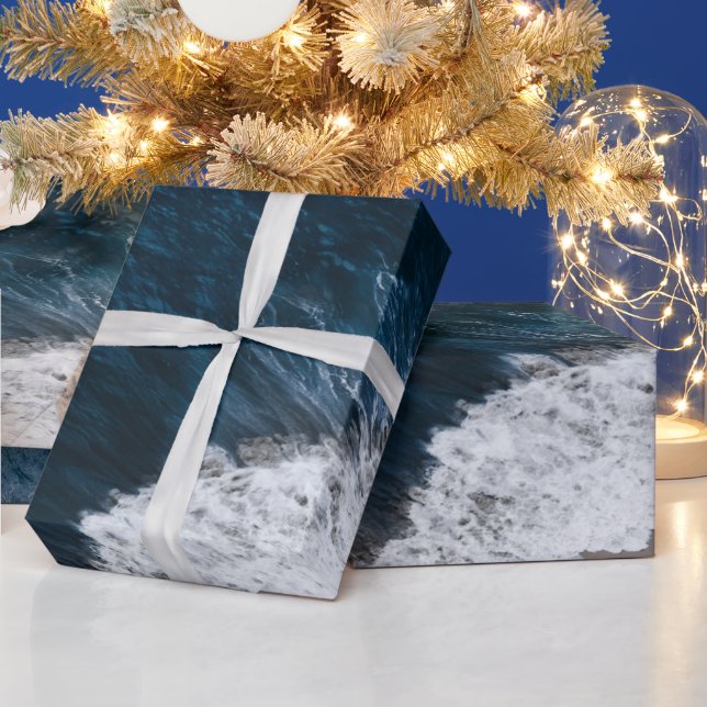 Beach Aerial View Presentpapper (Helgdagar)