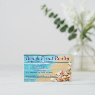 Beach-Affärskort Visitkort