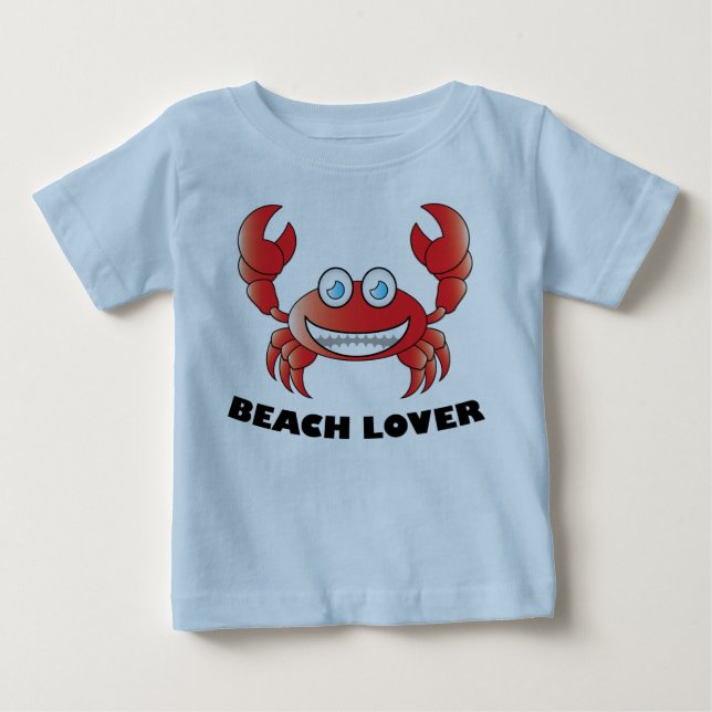 Beach Älskare - Baby Bra Jersey T-Shirt (Framsida)