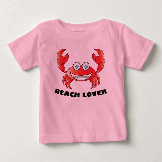 Beach Älskare - Baby Bra Jersey T-Shirt (Framsida)