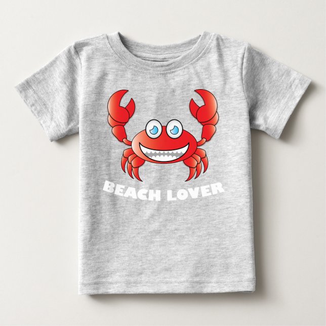 Beach Älskare - Baby Bra Jersey T-Shirt (Framsida)