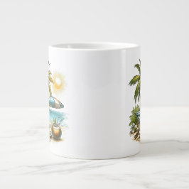 Beach älskare jumbo mugg