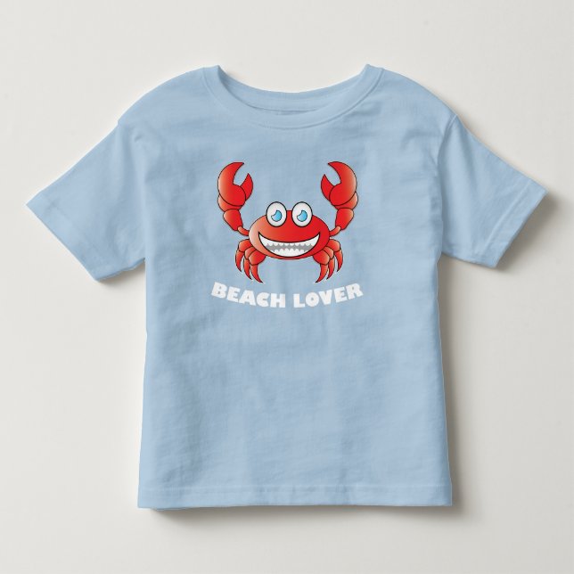 Beach Älskare - Småbarn Bra Jersey T-Shirt (Framsida)