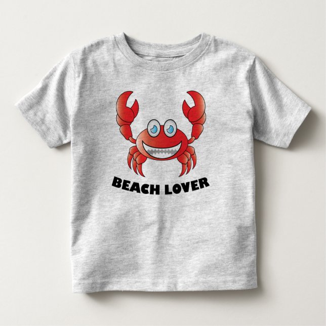 Beach Älskare - Småbarn Bra Jersey T-Shirt (Framsida)