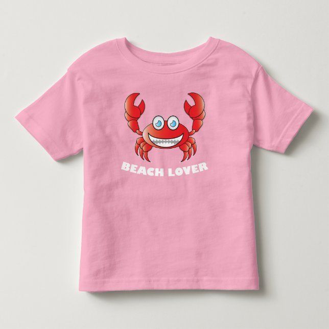 Beach Älskare - Småbarn Bra Jersey T-Shirt (Framsida)