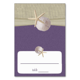 Beach Amore' Lila Sittkort Bordsnummer