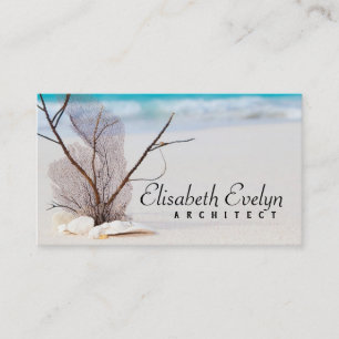 Beach and Sea Concept Visitkort