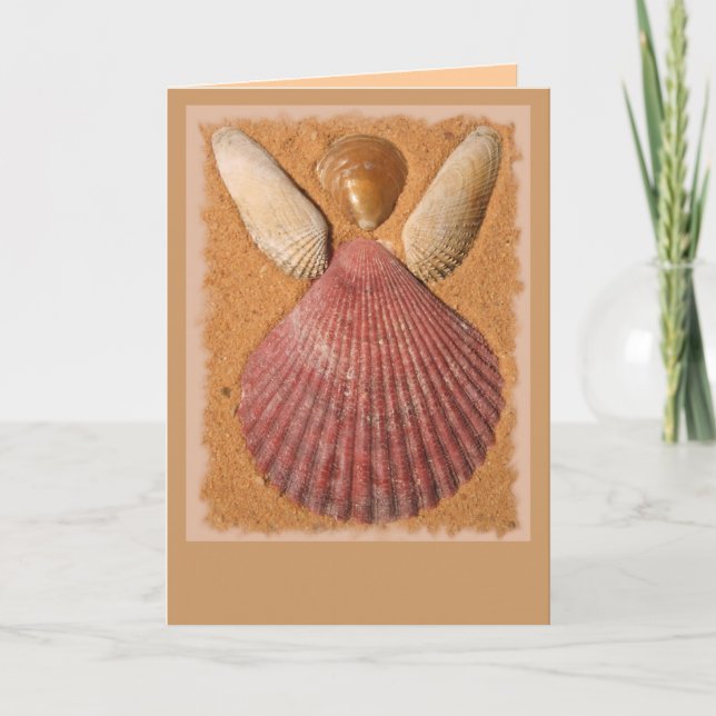 Beach Angel Blank Card Kort (Framsida)