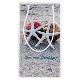 Beach Anpassningsbar Gift Bag - liten, blank