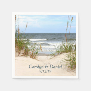 Beach Anpassningsbar Napkins Pappersservett