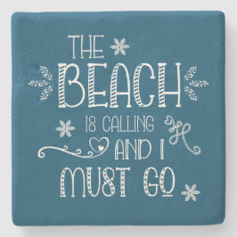 Beach anropar Roligt Offert för Färg Stenunderlägg